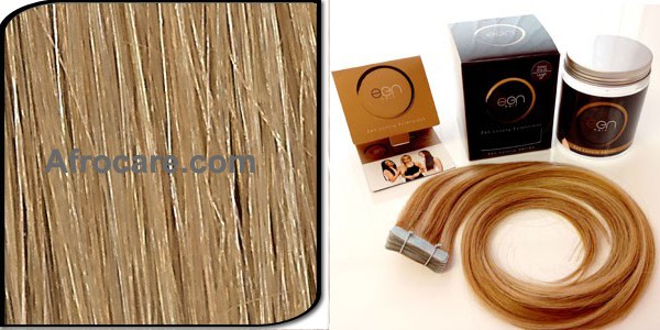 Zen Luxury, Pretaped Hair extensions 22 inch Colour #12