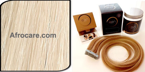 Zen Luxury, Pretaped Hair extensions 22 inch Colour #60