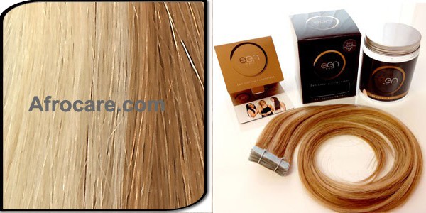 Zen Luxury, Pretaped Hair extensions 22 inch Colour P27-613