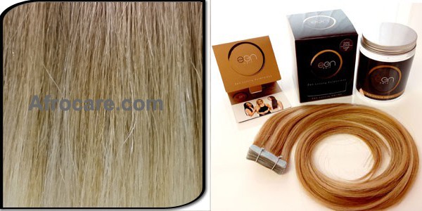 Zen Luxury, Pretaped Hair extensions 22 inch Colour T405-613