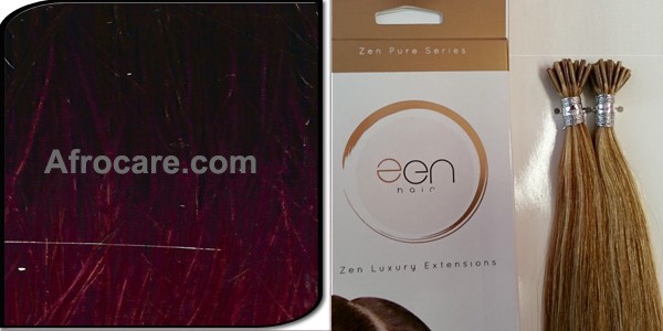 Zen Pure I-Tip Hair Extensions 18 inch Colour T400-Burg