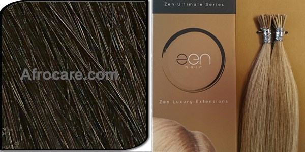 Zen Ultimate I-Tip Hair Extensions, 18 inch Colour #1B