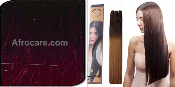 Zen Ultimate Weft Hair Extensions, 22 inch Colour T400-Burg